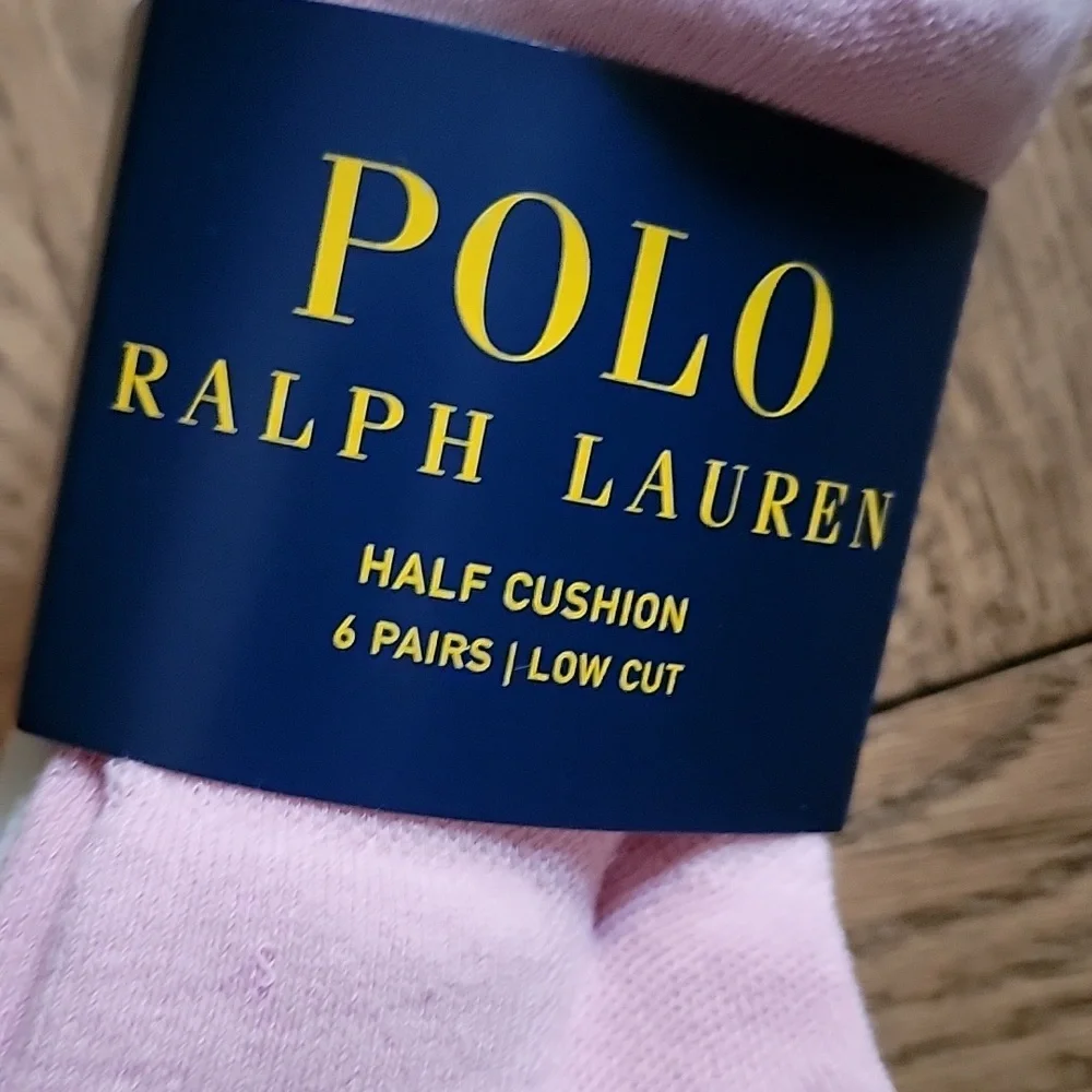 Polo Ralph Lauren/6-Pk. Cushion Low-Cut Socks